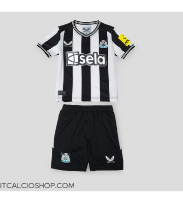 Newcastle United Prima Maglia Bambino 2023-24 Manica Corta (+ Pantaloni corti)